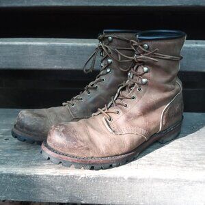 Men's Frye Logger Boots 10M